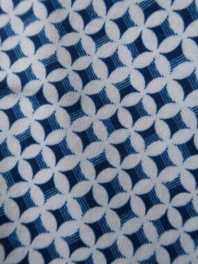 Murano Blue Diamond Stretch Camp Shirt (M Slim Fit) OMG! 😎